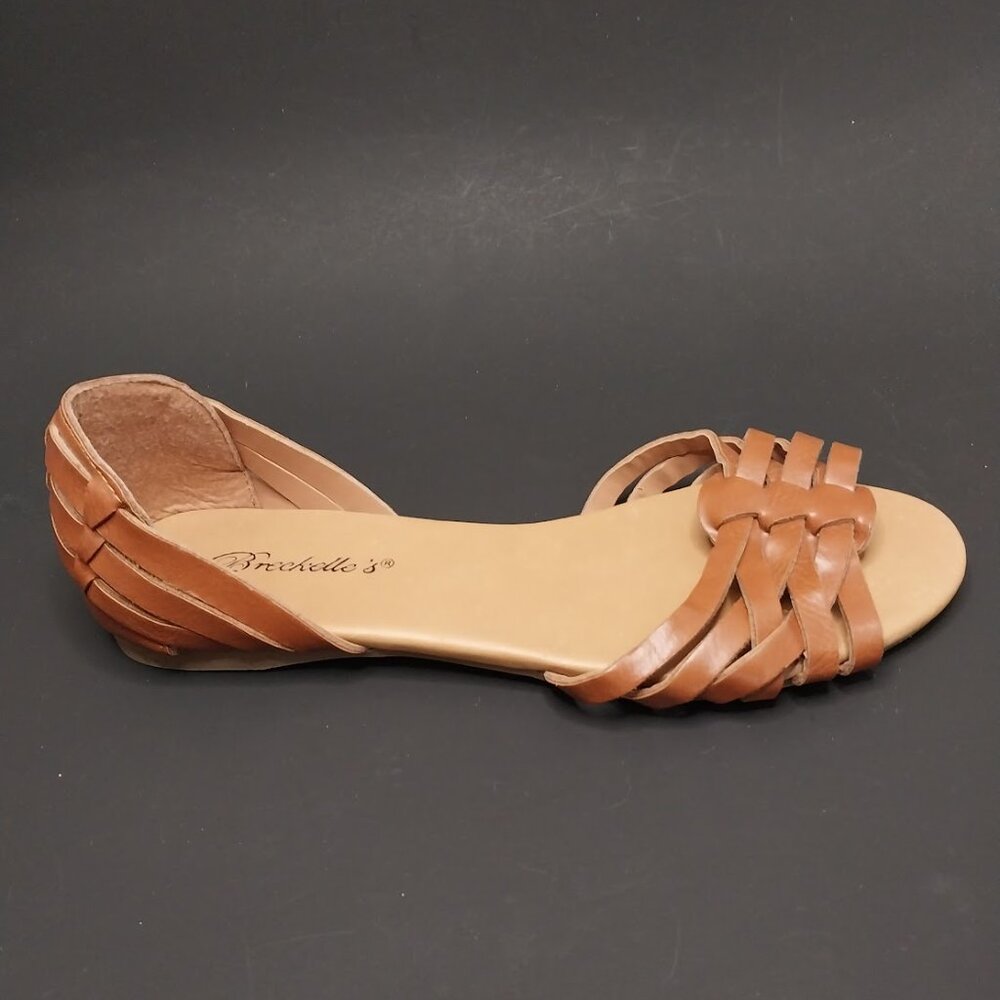 Breckelles Woman's Peep Toe Flat - Picture 8 of 10